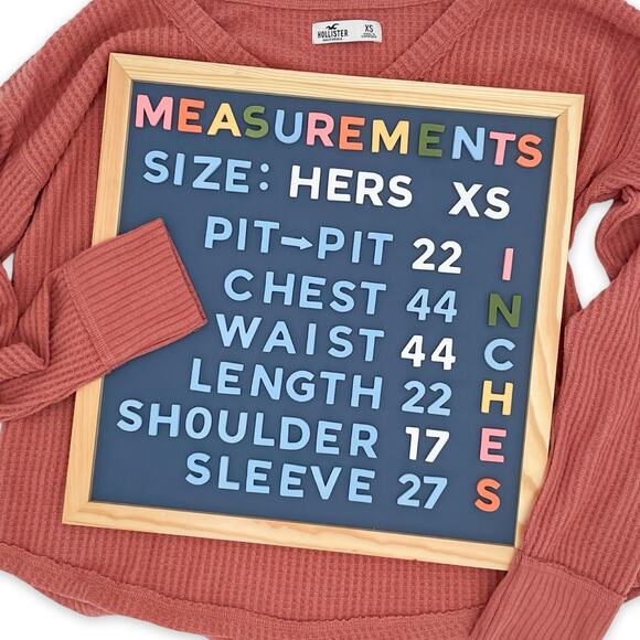 Hollister Waffle Knit Pullover Pink S Cropped Fall Cozy Top - Picture 9 of 11